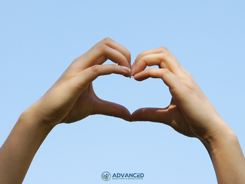 Hands Forming a heart shape