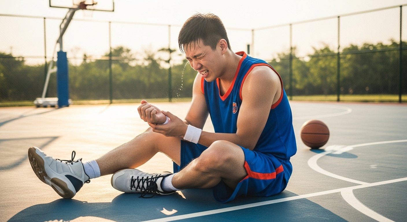Image asian basketball player wrist injury pain 1721779500